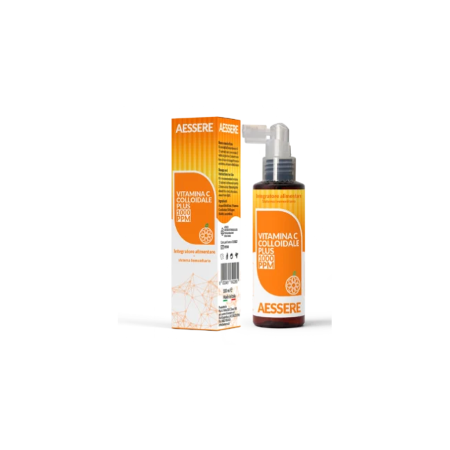 Flacone da 100 Ml di Vitamina C colloidale Spray 1000Ppm di Aessere