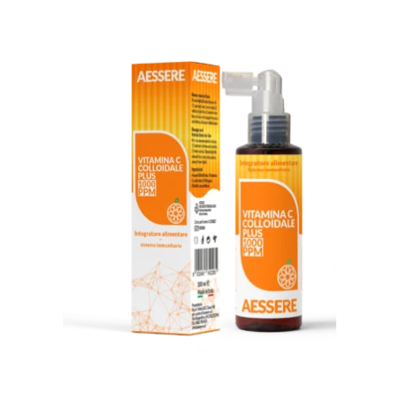 Flacone da 100 Ml di Vitamina C colloidale Spray 1000Ppm di Aessere Flacone da 100 Ml di Vitamina C colloidale Spray 1000Ppm di Aessere