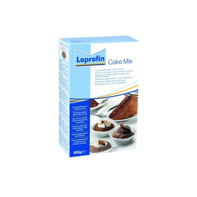 Confezione da 500 g di Loprofin Cake Mix torta Cioccolato di Danone Nutricia