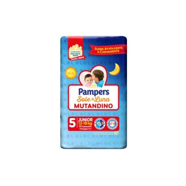 Fater Pampers Sole Luna Mutandina Junior 14 Pezzi