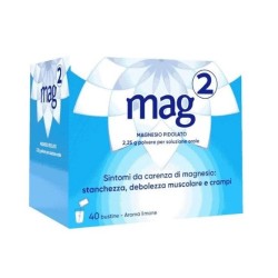 confezione 40 bustine mag2 magnesio