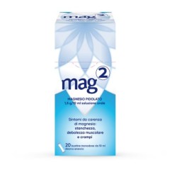 20 bustine di soluzione orale di Magnesio per affaticamento Mag2