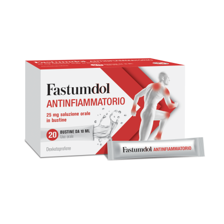 Menarini Fastumdol Antinfiammatorio 25 Mg Soluzione Orale In Bustina Dexketoprofene