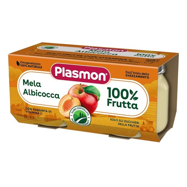 Plasmon Omogeneizzato Mela Albicocca 160 G