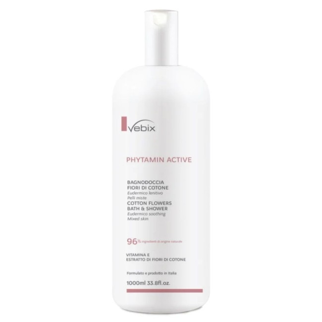 Vebix Phytamin Active Bagnodoccia Fiori Di Cotone 1000 Ml