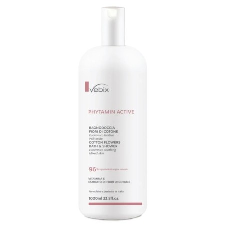 Vebix Phytamin Active Bagnodoccia Fiori Di Cotone 1000 Ml