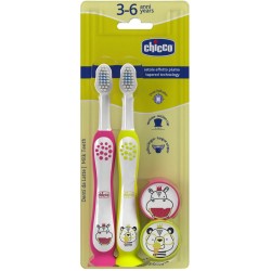2 spazzolini chicco 3-6 anni