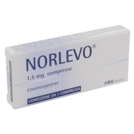 Astuccio da una compressa di Norlevo Astuccio da una compressa di Norlevo