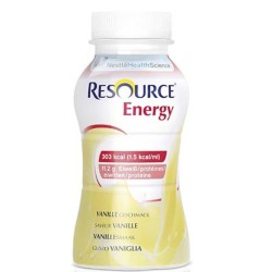 Flacone da 200 ml di Resource Energy gusto vaniglia della Nestlè