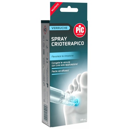 Astuccio da 1 pezzo di Pic Spray Crioterapico Verruche 38 Ml della Pikdare Astuccio da 1 pezzo di Pic Spray Crioterapico Verruche 38 Ml della Pikdare