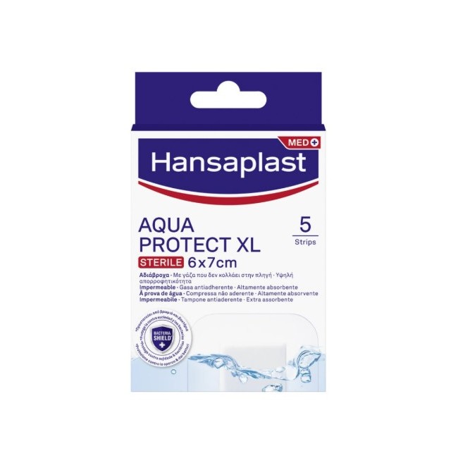 Confezione da 5 cerotti Hansaplast Aqua Protect xl 6x7 di Beiersdorf