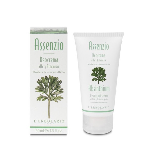 Astuccio di Deocrema da 50 Ml di Assenzio dell'erbolario