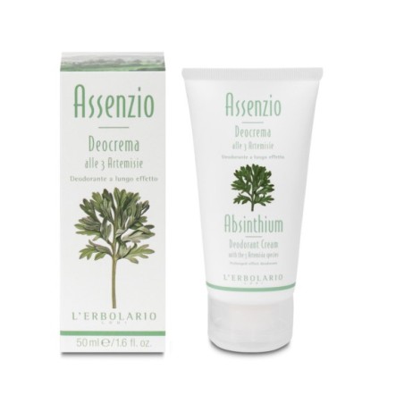 Astuccio di Deocrema da 50 Ml di Assenzio dell'erbolario Astuccio di Deocrema da 50 Ml di Assenzio dell'erbolario