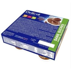 Confezione da 4 x125 g di Creme Cioccolato Delical Di Dmf Pharma Foodar