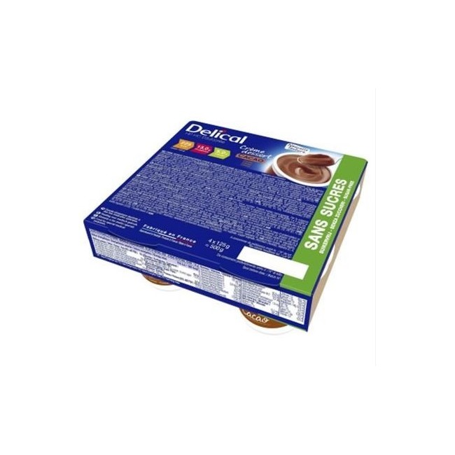 Confezione da 4 x125 g di Creme Cioccolato Delical Di Dmf Pharma Foodar
