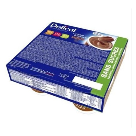 Confezione da 4 x125 g di Creme Cioccolato Delical Di Dmf Pharma Foodar Confezione da 4 x125 g di Creme Cioccolato Delical Di Dmf Pharma Foodar