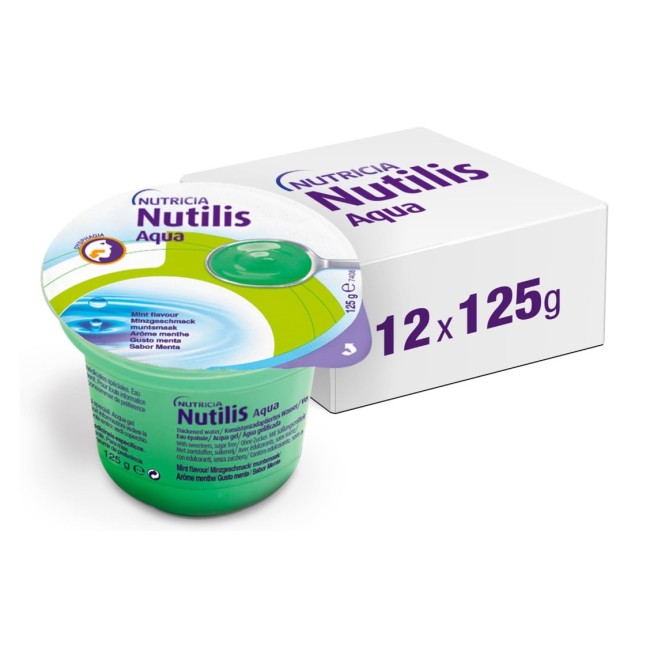 Danone Nutricia Soc. Ben. Nutilis Aqua Gel Menta 125 G 12 Pezzi