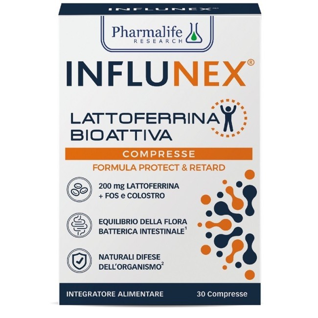 Pharmalife Research Influnex Lattoferrina Bioattiva 30 Compresse