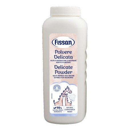 Flacone da 200 g di Fissan polvere delicata Flacone da 200 g di Fissan polvere delicata