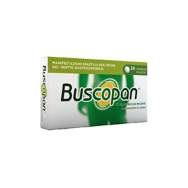 Confezione da 30 compresse 10 mg di Buscopan Di Bb Farma