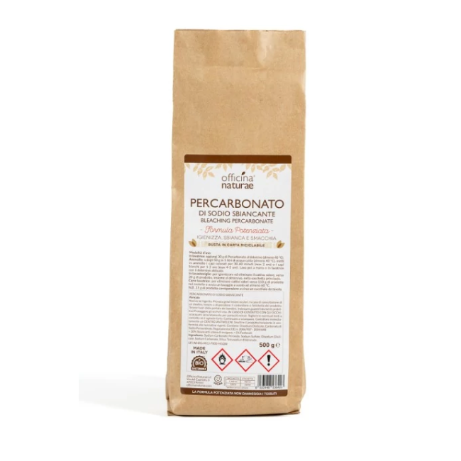 Confezione da 500g di Percarbonato Sbiancante di Officine Naturae