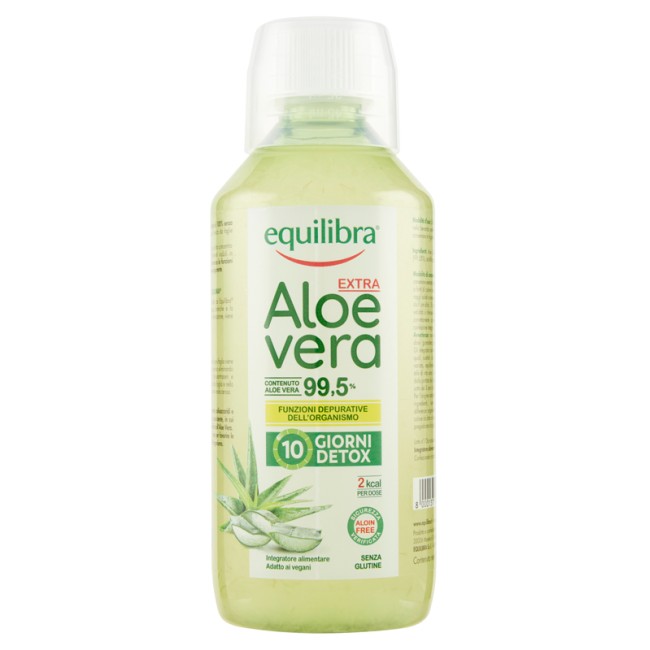 Flacone da 500 Ml di Aloe Vera Extra 99.5% di Equilibra