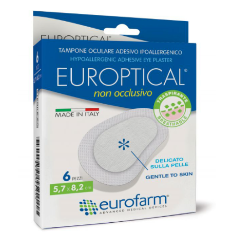 Medicazione Oculare Non occlusiva 5,7x8,2 cm di Eurofarm Medicazione Oculare Non occlusiva 5,7x8,2 cm di Eurofarm