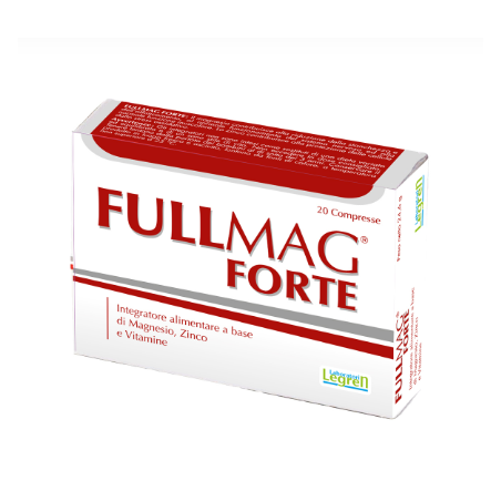 Astuccio da 20 compresse di Fullmag Forte di laboratori Legren Astuccio da 20 compresse di Fullmag Forte di laboratori Legren