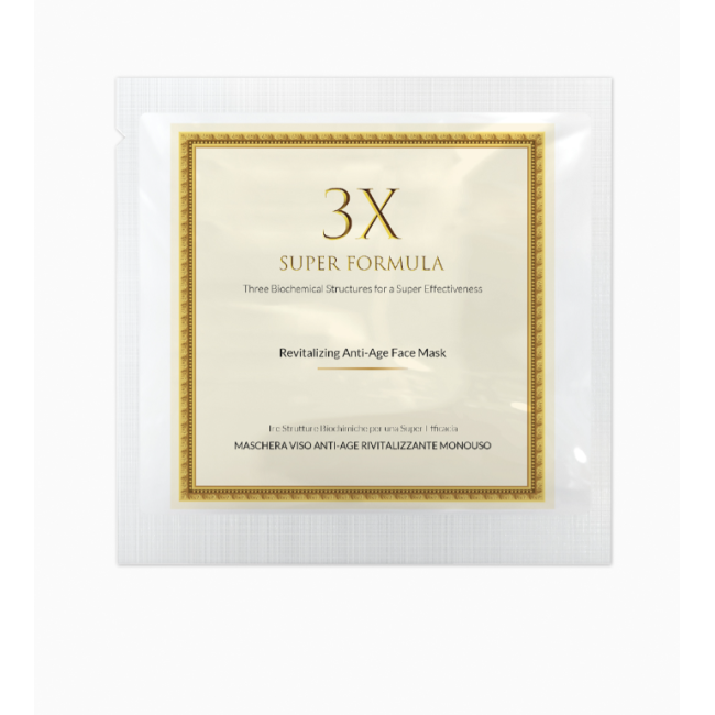 1 maschera viso Labo 3x super formula anti-age rivitalizzante