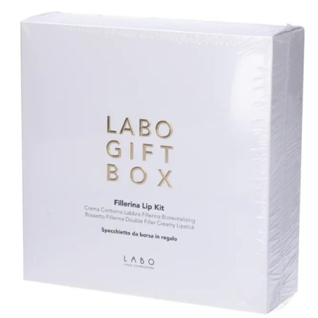 gift box labo con contorno labbra e rossetto fillerina