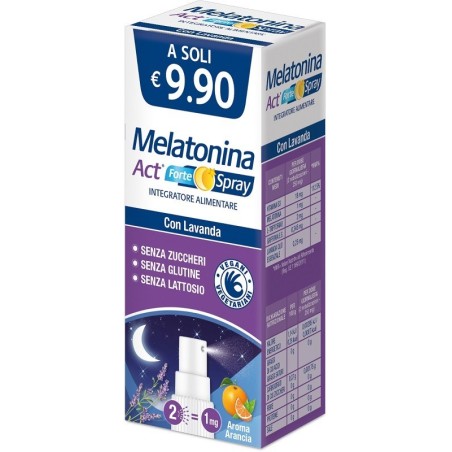 F&f Melatonina Act Forte Spray 15 Ml