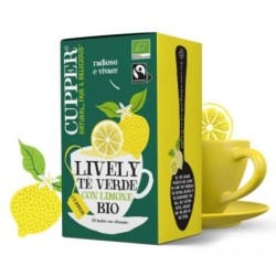 Astuccio da 35g di Te' Verde al Limone di Abafoods