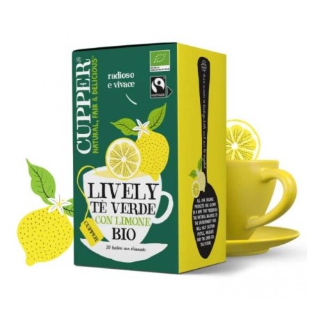 Astuccio da 35g di Te' Verde al Limone di Abafoods
