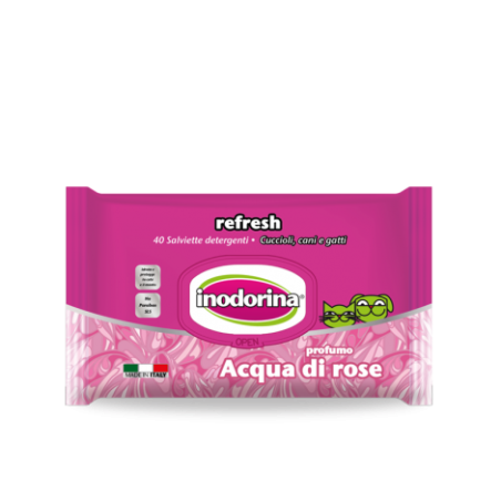 Pet Village Inodorina Salviette Rosa 40 Pezzi