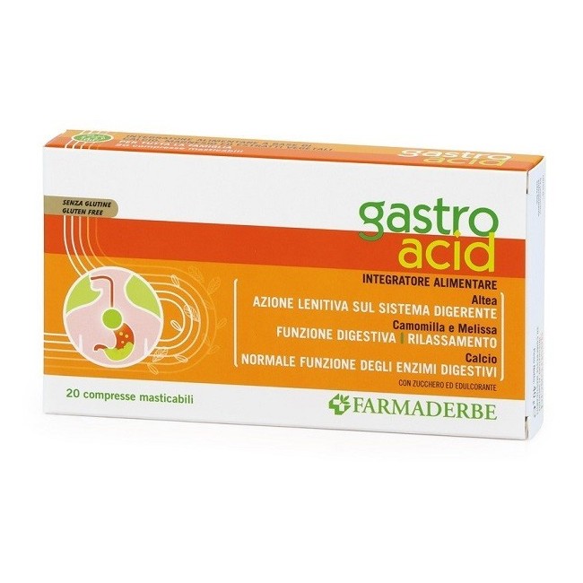Farmaderbe Gastro Acid 20 Compresse Masticabili