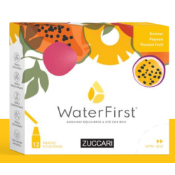 Zuccari Water First Ananas-papaya-passion Fruit 12 Stick Pack