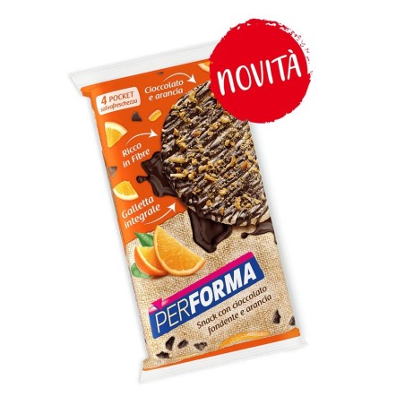 Nutrition & Santè Performa Gallette Cioccolato Fondente E Arancia 4 Pocket