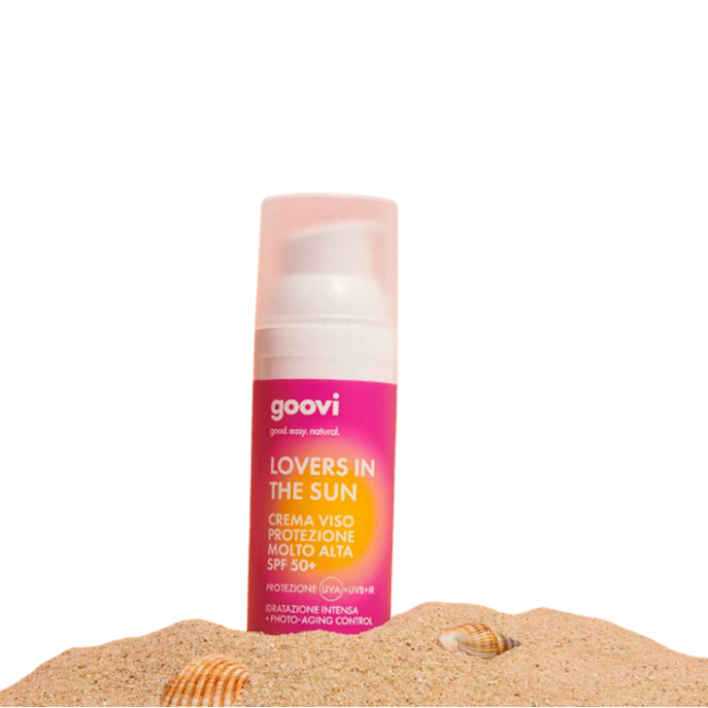 The Good Vibes Company Goovi Crema Viso Spf50+ Lovers In The Sun 50 Ml