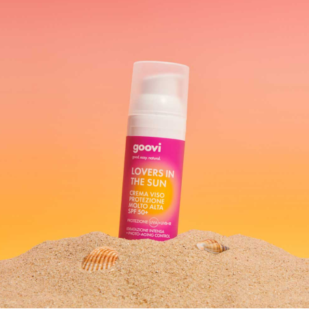 The Good Vibes Company Goovi Crema Viso Spf50+ Lovers In The Sun 50 Ml