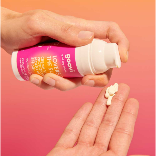 The Good Vibes Company Goovi Crema Viso Spf50+ Lovers In The Sun 50 Ml