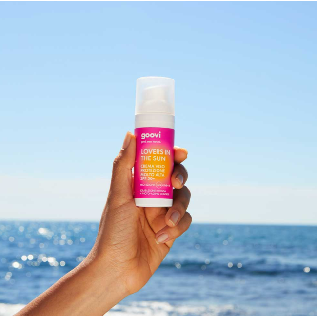 The Good Vibes Company Goovi Crema Viso Spf50+ Lovers In The Sun 50 Ml