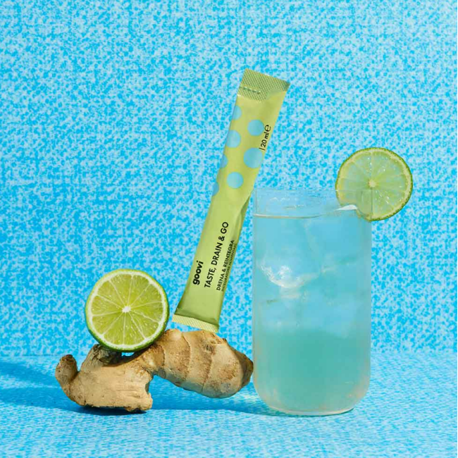 The Good Vibes Company Goovi Drenante Zenzero&lime 24 Stick Pack