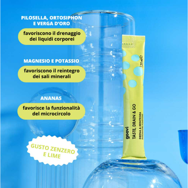 The Good Vibes Company Goovi Drenante Zenzero&lime 24 Stick Pack