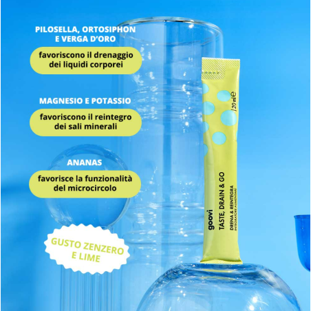 The Good Vibes Company Goovi Drenante Zenzero&lime 24 Stick Pack