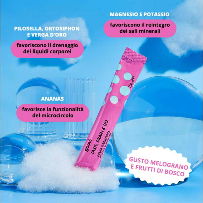 The Good Vibes Company Goovi Drenante Melograno&frutti Di Bosco 24 Stick Pack