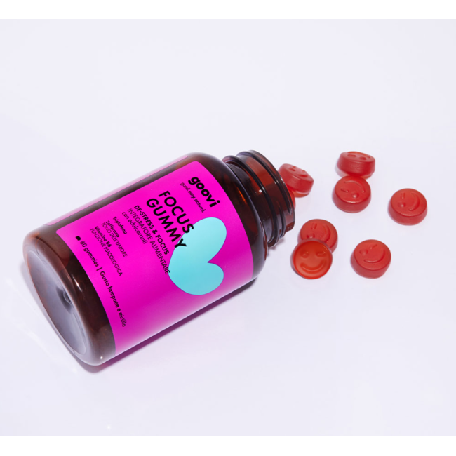 The Good Vibes Company Goovi De-stress&focus Focus Gummy 60 Gummies