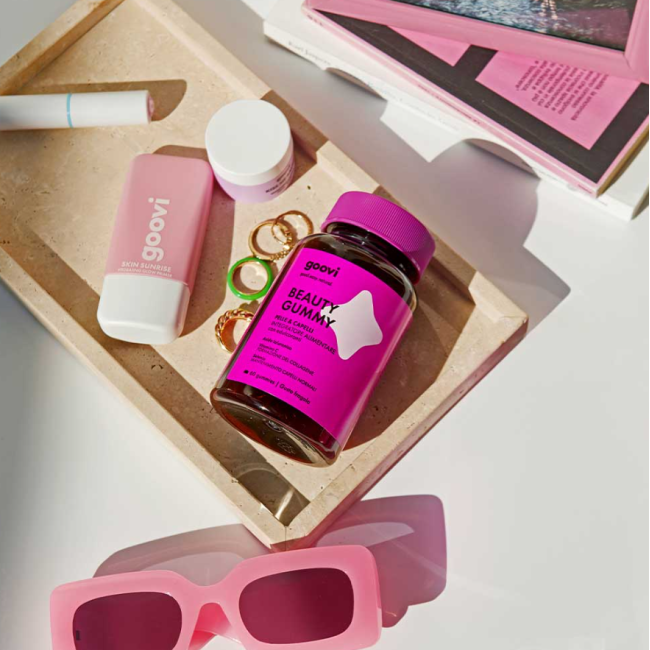 The Good Vibes Company Goovi Pelle&capelli Beauty 60 Gummies