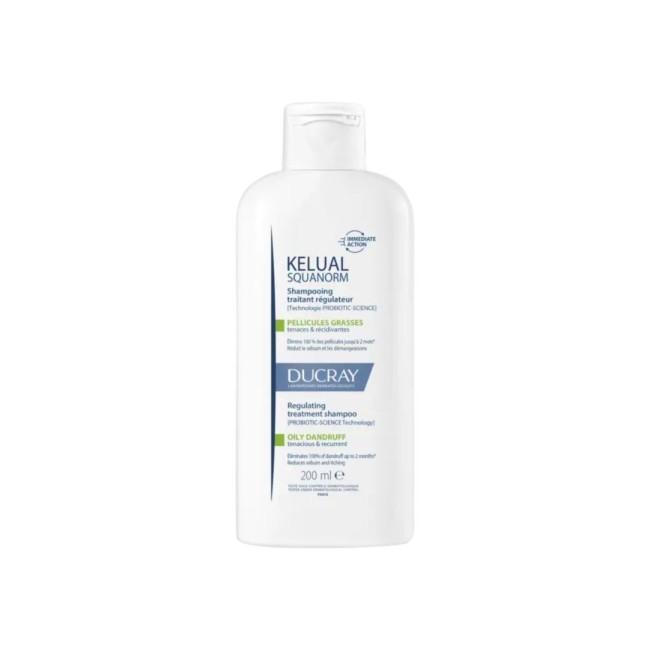 Ducray Kelual Squanorm Shampoo Anti Forfora Grassa 200 Ml