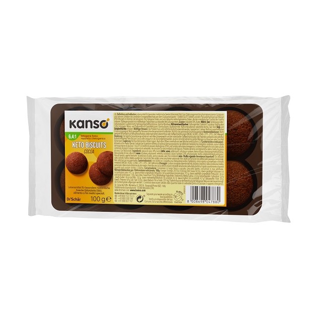 Kanso Keto Biscuits Cocoa 100 G