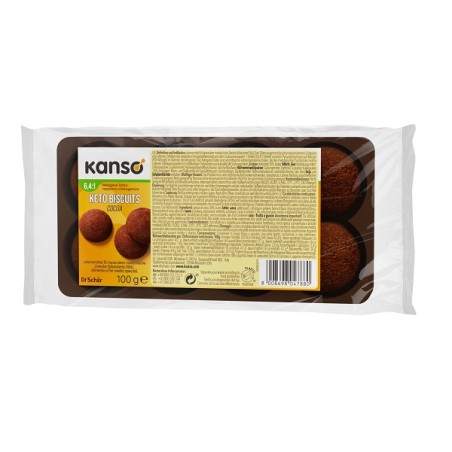 Kanso Keto Biscuits Cocoa 100 G